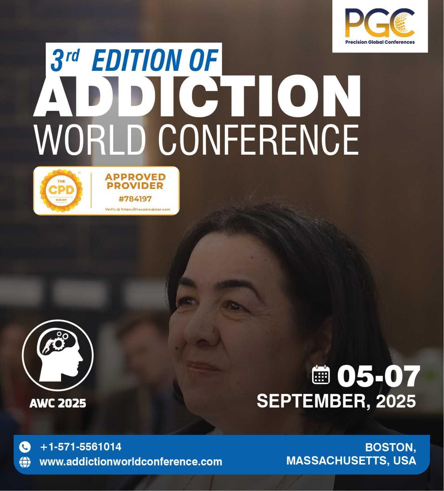 3rd Edition of Addiction World Conference AWC 2025